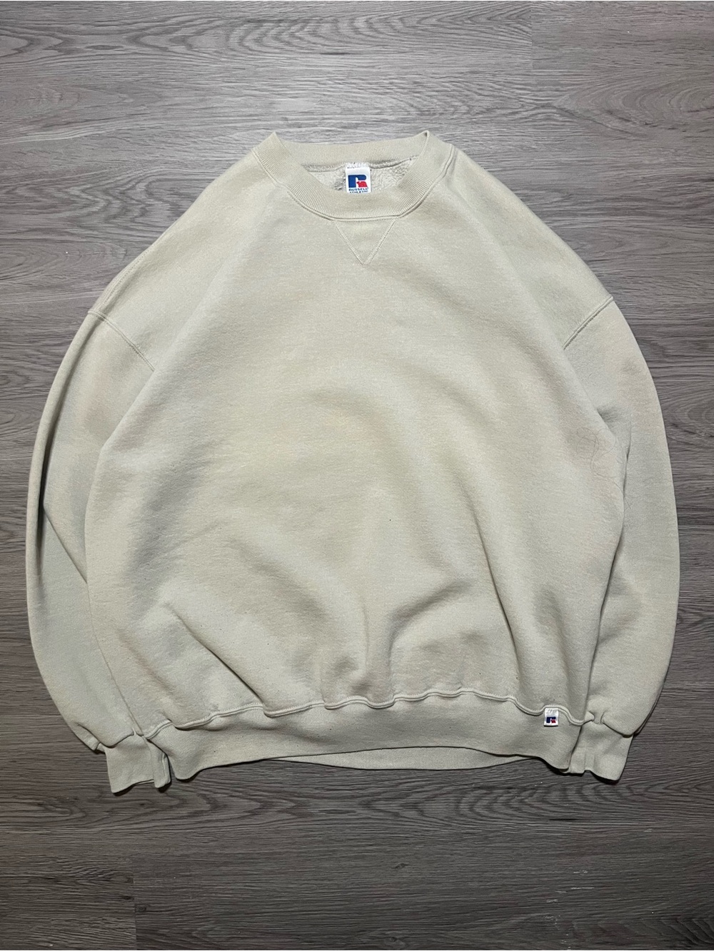 Vintage Y2K Russell Athletic blank crewneck sweater mens XXL